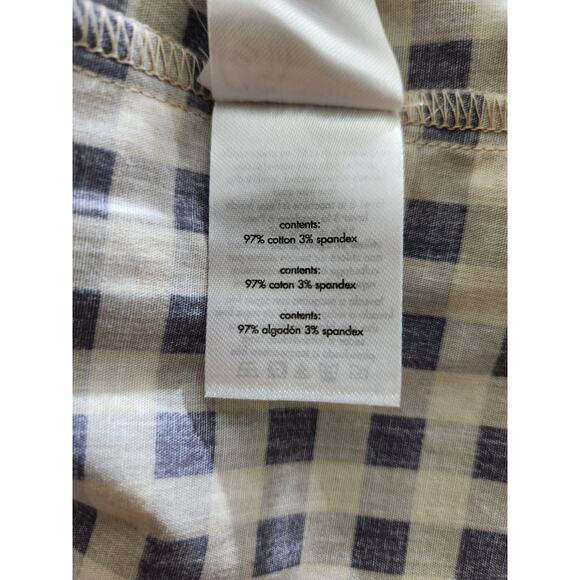 WeWoreWhat Smocked Midi Dress Gingham in Whisper White Women's Size Medium - Picture 9 of 10